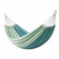 Hamac en tissu vert et bleu 200x150 cm